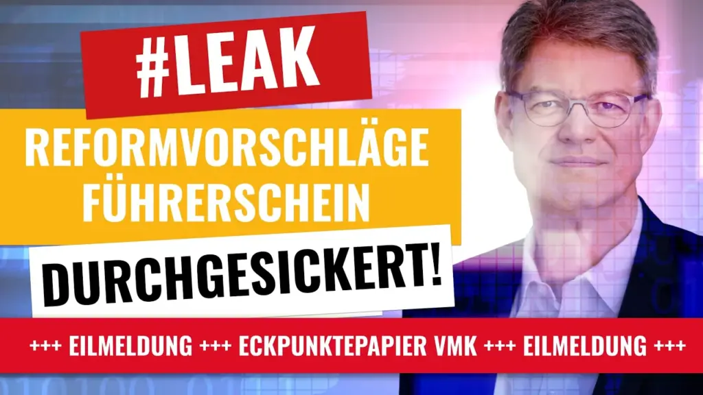 Eckpunktepapier Führerscheinreform 2026 geleakt